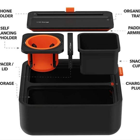 Couch Holder Cup Tray - Picture 4 of 8